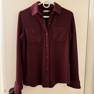 Faherty Burgundy Legend Shirt